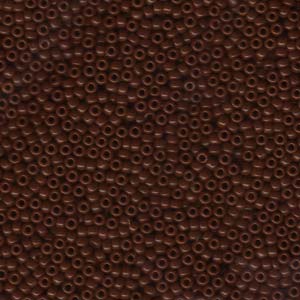 Miyuki Seed Beads 11/0 Opaque Chocolate Brown