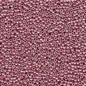 Miyuki Seed Beads 15/0 Duracoat Galvanized Dk Coral