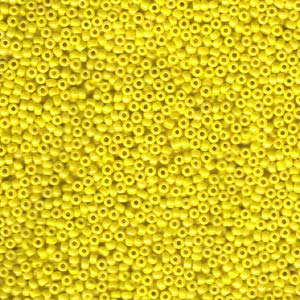 Miyuki Seed Beads 11/0 Opaque Yellow Luster