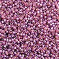 Miyuki Seed Beads 11/0 Duracoat Silver Lined Lilac Purple