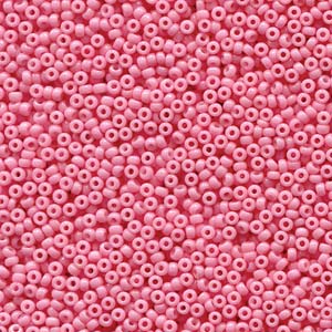 Miyuki Seed Beads 15/0 Duracoat Opaque Ballerina Pink