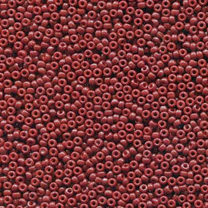Miyuki Seed Beads 15/0 Duracoat Opaque Red