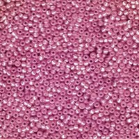 Miyuki Seed Beads 11/0 Silver Lined Alabaster Dk Rose Pink