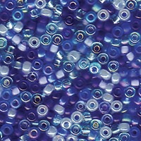 Miyuki Seed Beads 11/0 Blue Tones Mixture
