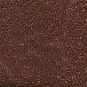 Miyuki Seed Beads 15/0 Silver Lined Dk Ruby Red