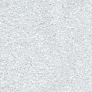 Miyuki Seed Beads 15/0 Matte Transparent Crystal AB