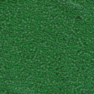 Miyuki Seed Beads 15/0 Matte Transparent Green