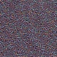 Miyuki Seed Beads 15/0 Matte Transparent  Brown AB