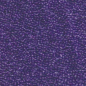 Miyuki Seed Beads 15/0 Sparkling Violet Lined Crystal