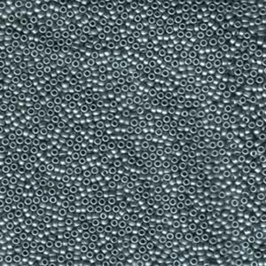 Miyuki Seed Beads 15/0 Matte Opaque Gray Blue