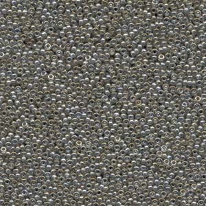 Miyuki Seed Beads 15/0 Transparent Gold Gray Luster