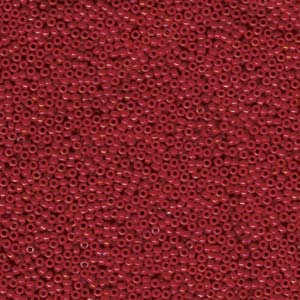 Miyuki Seed Beads 15/0 Opaque Red Luster