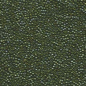 Miyuki Seed Beads 15/0 Matte Metallic Green Iris
