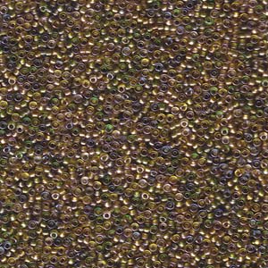 Miyuki Seed Beads 15/0 Sparkling Gold Aqua Mix