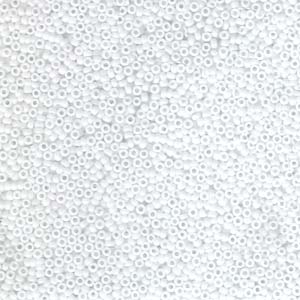 Miyuki Seed Beads 15/0 Opaque Chalk White