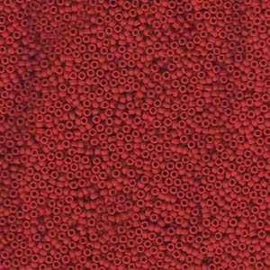 Miyuki Seed Beads 15/0 Matte Opaque Red