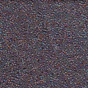 Miyuki Seed Beads 15/0 Matte Opaque Brown AB