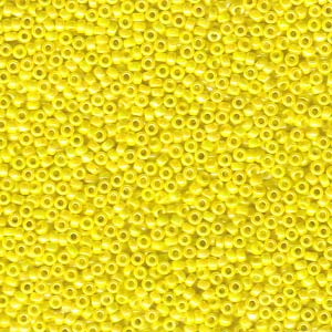 Miyuki Seed Beads 15/0 Opaque Yellow AB