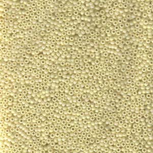 Miyuki Seed Beads 15/0 Matte Opaque Cream AB