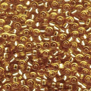 Miyuki Seed Beads 6/0 Silver-Lined Light Gold