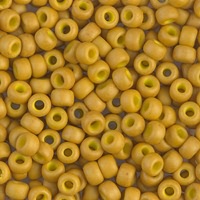 Miyuki Seed Beads 6/0 Matte Opaque Mustard