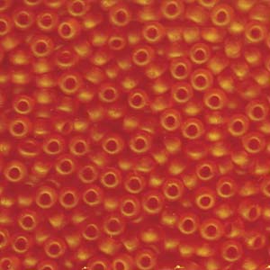 Miyuki Seed Beads 6/0 Matte Transparent Orange