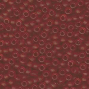 Miyuki Seed Beads 6/0 Matte Transparent Red
