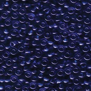 Miyuki Seed Beads 6/0 Transparent Capri Blue