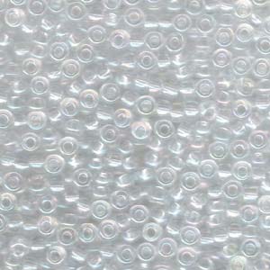 Miyuki Seed Beads 6/0 Transparent Crystal AB