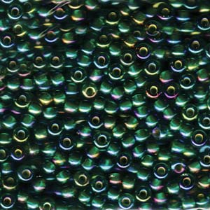 Miyuki Seed Beads 6/0 Chartreuse Lined Crystal AB