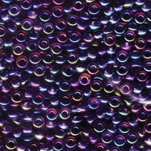 Miyuki Seed Beads 6/0 Purple Lined Amethyst AB