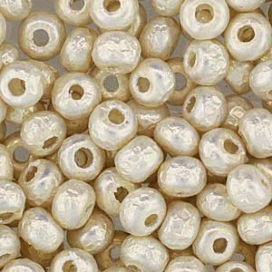 Miyuki Seed Beads 6/0 Baroque Pearl White