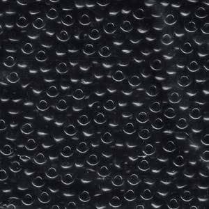 Miyuki Seed Beads 6/0 Opaque Black