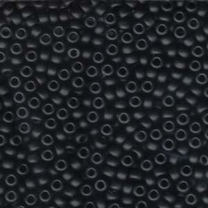 Miyuki Seed Beads 6/0 Matte Opaque Black