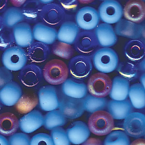 Miyuki Seed Beads 6/0 Caribbean Blue Mixture