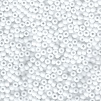 Miyuki Seed Beads 8/0 Matte Opaque White