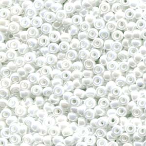 Miyuki Seed Beads 8/0 White Pearl Luster