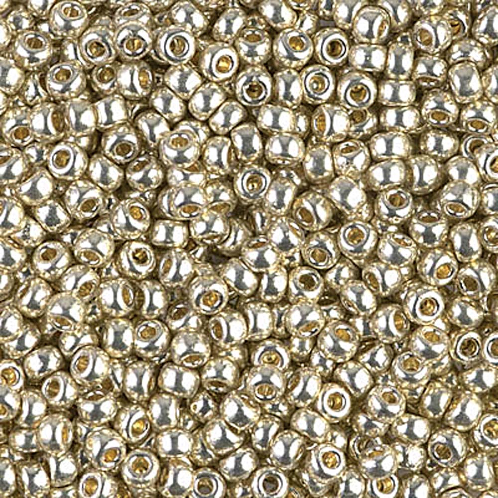 Miyuki Seed Beads 8/0 Duracoat Galvanized Silver