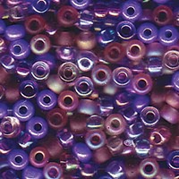 Miyuki Seed Beads 8/0 Lilac Purples Mixture