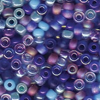 Miyuki Seed Beads 8/0 Caribbean Blue Mixture