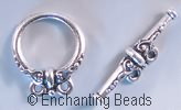 Pewter 2 Strand Toggle Clasp