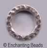 Pewter Hammered Round Jump Ring