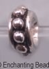 Pewter Dotted Spacer Bead
