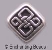 Pewter Celtic Square Bead