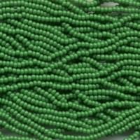 Czech Seed Beads 8/0 Opaque Green