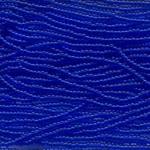 Czech Seed Beads 6/0 Transparent Sapphire Blue