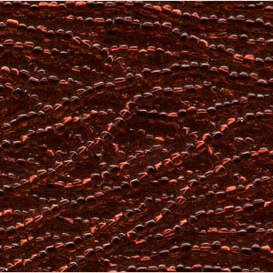 Czech Seed Beads 6/0 Silver Lined Garnet Red