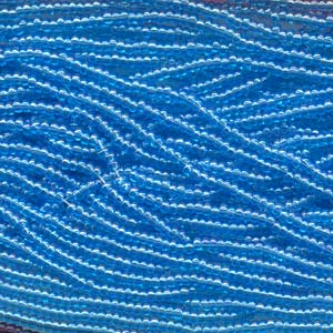 Czech Seed Beads 8/0 Transparent Aquamarine AB