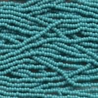 Czech Seed Beads 11/0 Opaque Green Turquoise