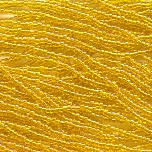 Czech Seed Beads 8/0 Opaque Luster Yellow